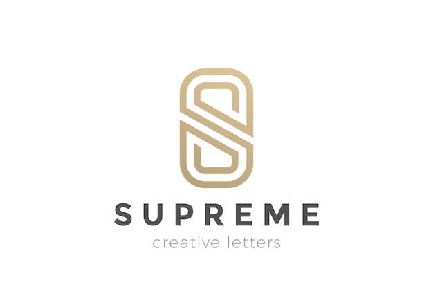 S letter Luxury abstract Logo