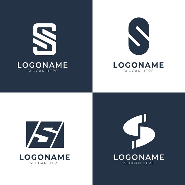 S logo template collection