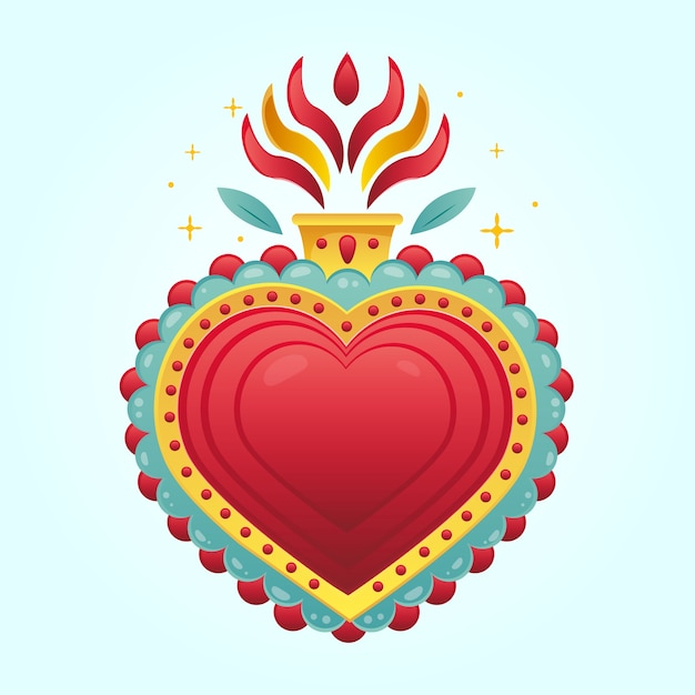 Sacred heart concept