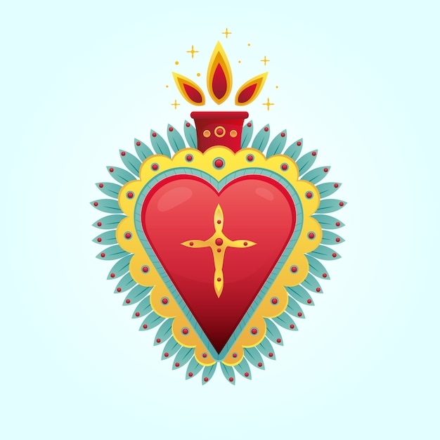 Sacred heart concept