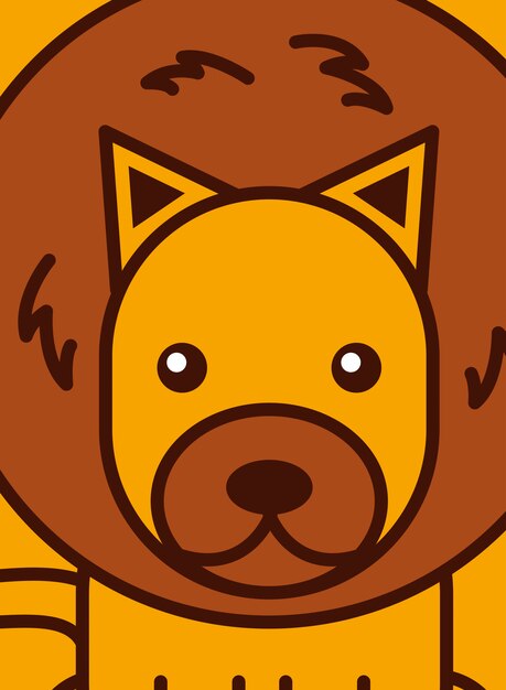 safari animals cartoon