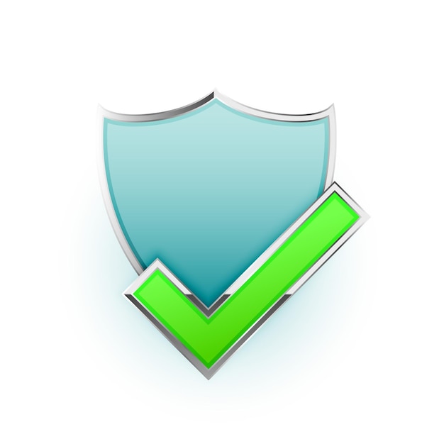 Free vector safe and secure defense technology logo for your internet safety