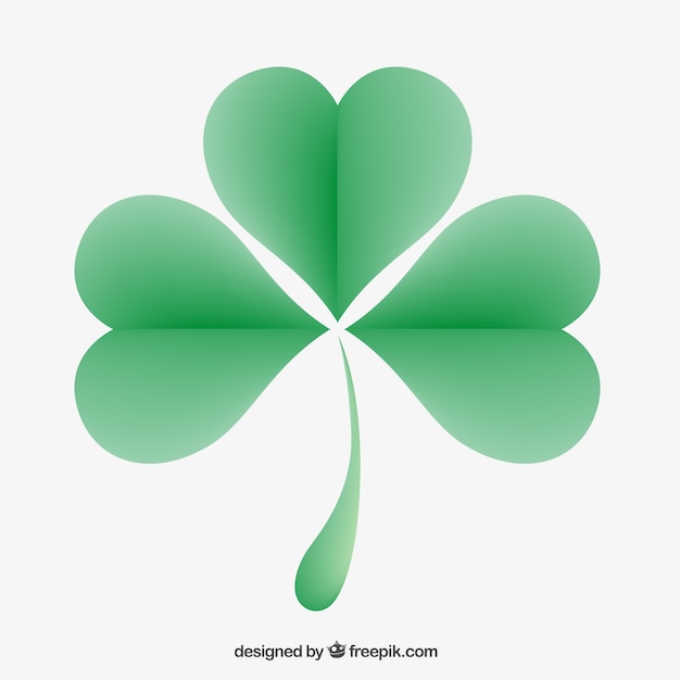 Free vector saint patrick shamrock