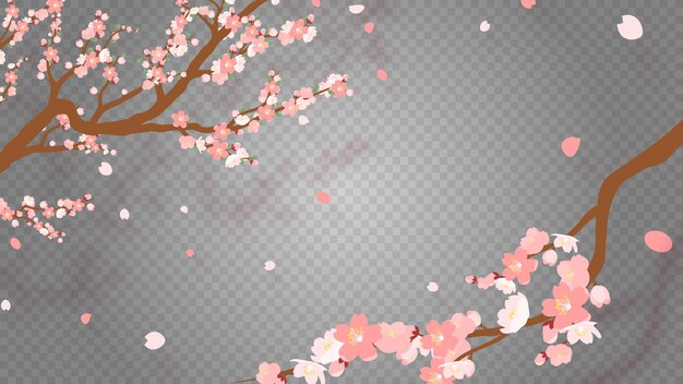 手描き桜の枝イラスト 無料のベクター 手描き桜の枝イラスト 無料のベクター