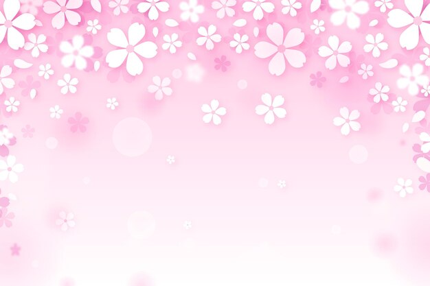 Free Vector Cherry Blossom Background