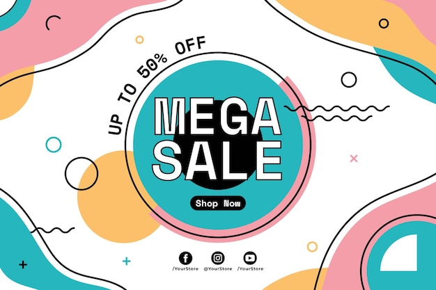 Free vector sale background