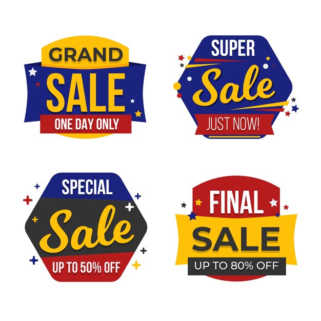 Sale banner layout collection