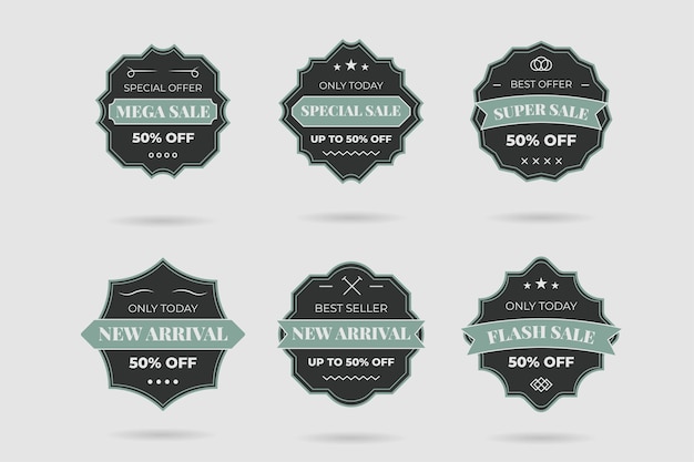 Free vector sale banner templates design.