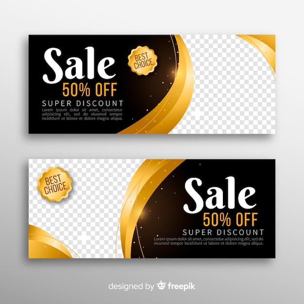 Sale banner with special discount