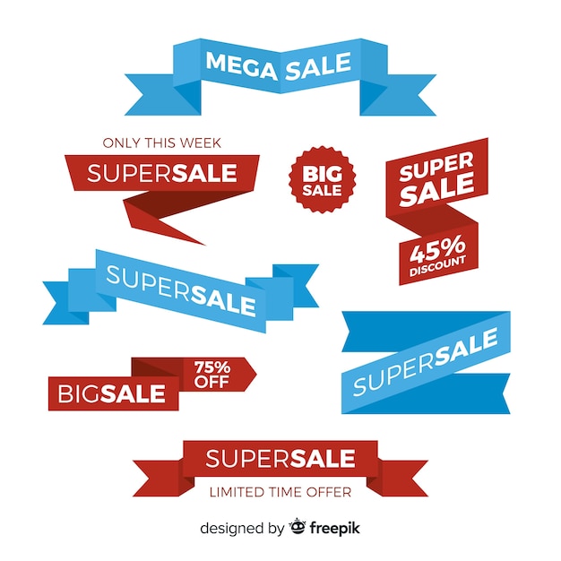 Free vector sale banner