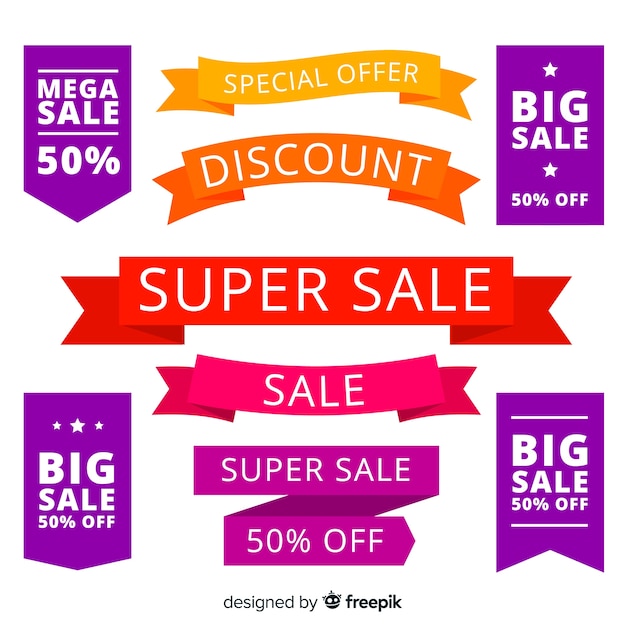 Free vector sale banner