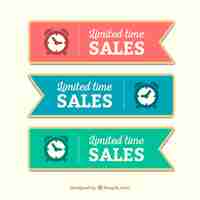 Free vector sale banners