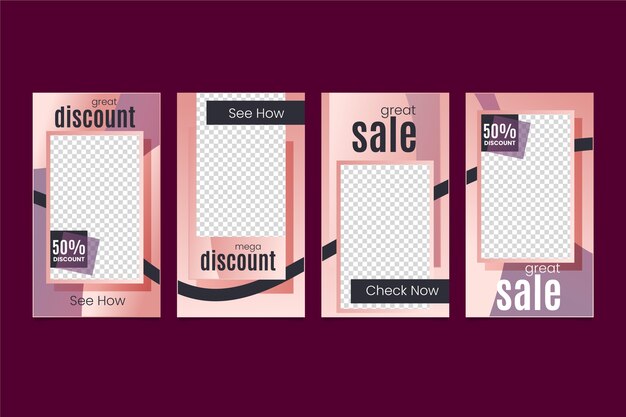 Sale instagram stories collection
