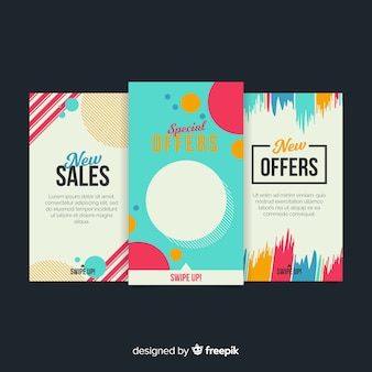 Sale instagram stories template collection