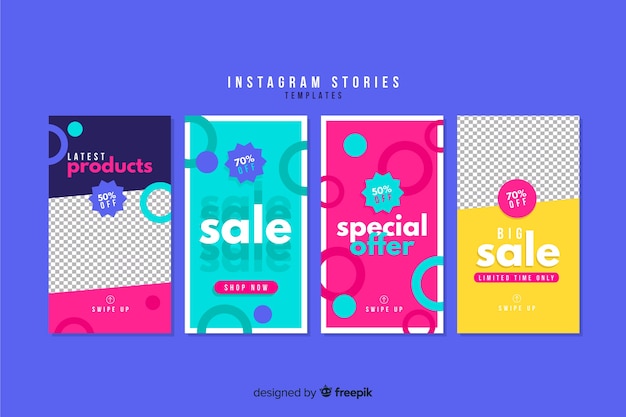 Sale instagram stories template collection