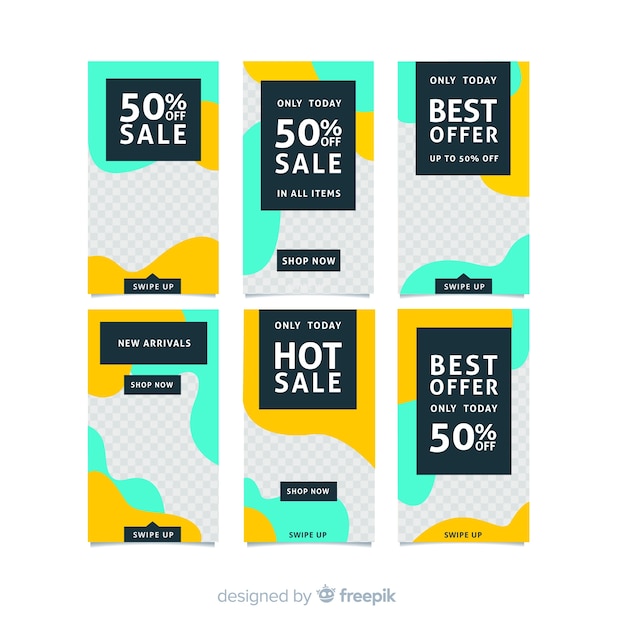 Sale instagram stories templates