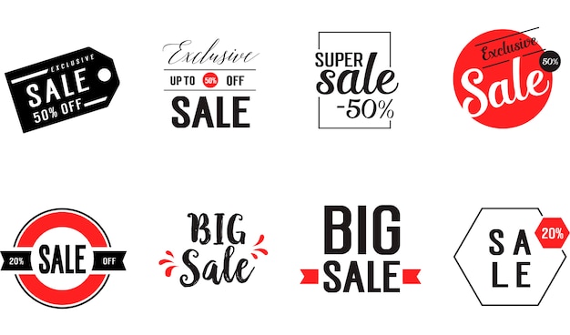 Sale logo collection