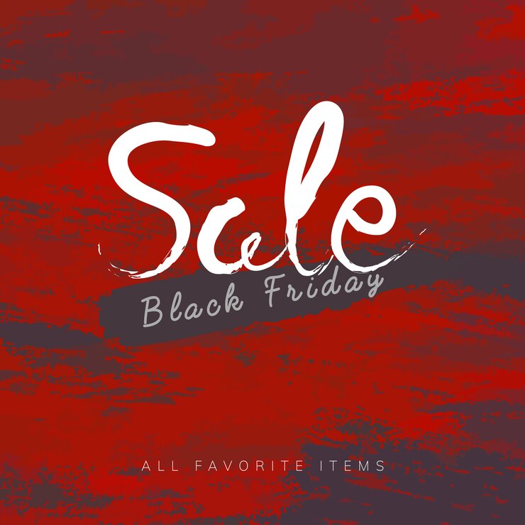 Free Vector sale promotion ad poster design template