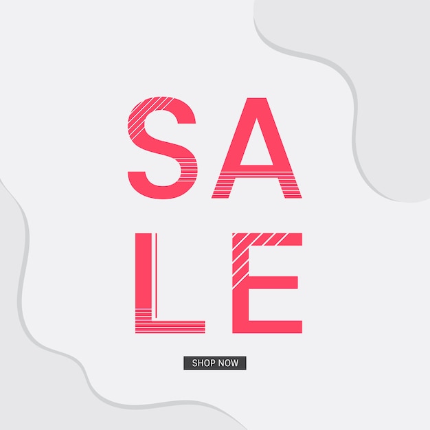 Sale shop now announcement board vector