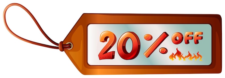 Free Vector sale tag