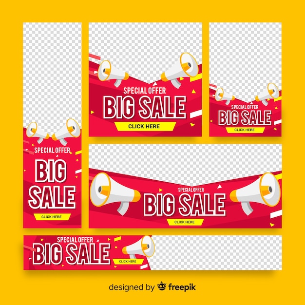 Sale web banner for social media