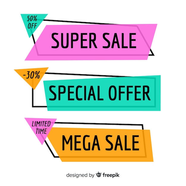 Sales banner collection