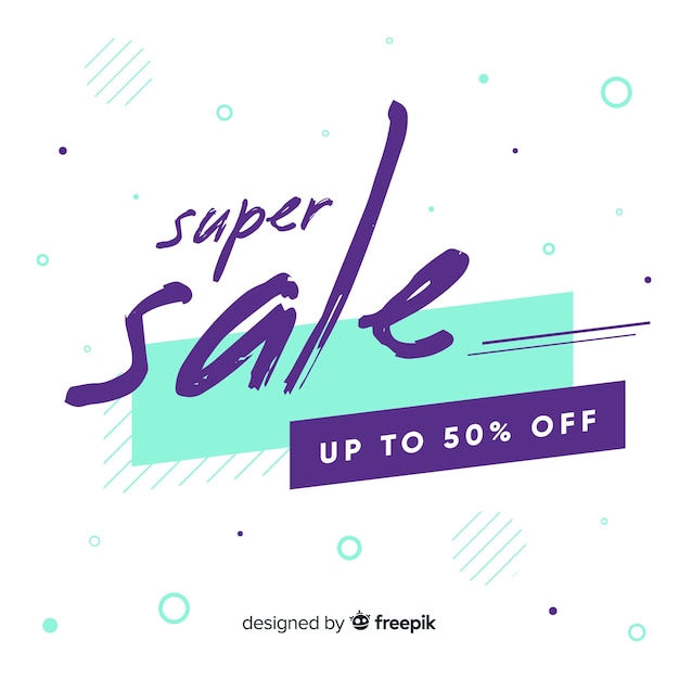 Free vector sales banner