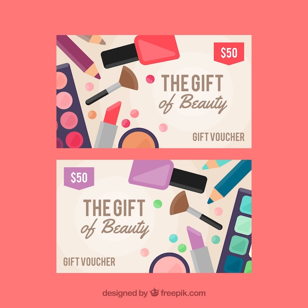 Free vector sales in beauty products