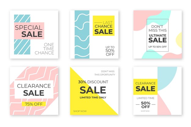 Sales instagram post collection