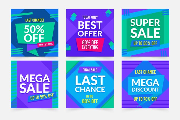 Sales instagram post collection