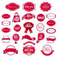 Free vector sales logo collecti