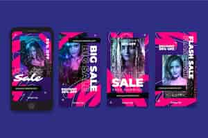 Free vector sales on smartphone design