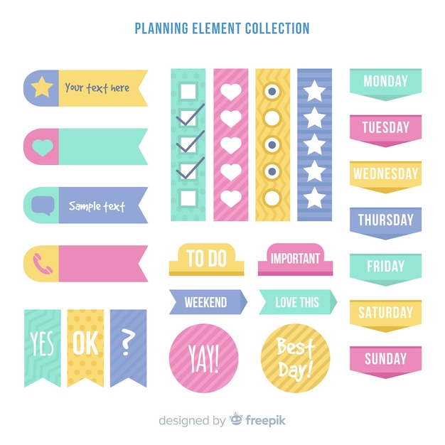 Sample of planning elements