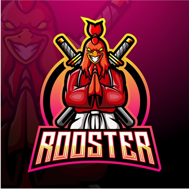 Download Free Rooster Mascot Gaming Logo Premium Vector Use our free logo maker to create a logo and build your brand. Put your logo on business cards, promotional products, or your website for brand visibility.