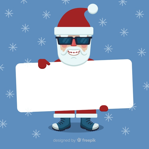 Santa claus board template