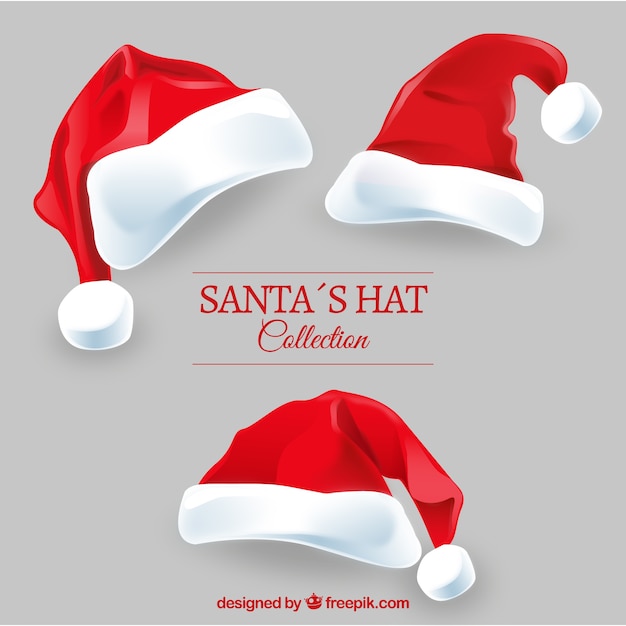 Santa claus hats pack