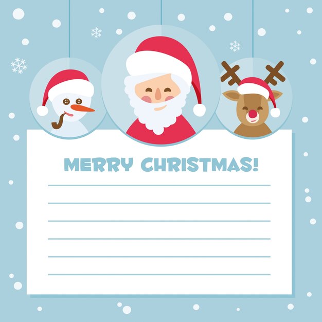 ヒップスターサンタクロースのキャラクターのイラストやクリスマスのアイコンが設定されています メリークリスマス プレミアムベクター