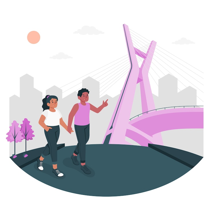 Free Vector são paulo concept illustration