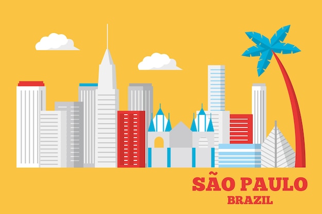 São paulo skyline