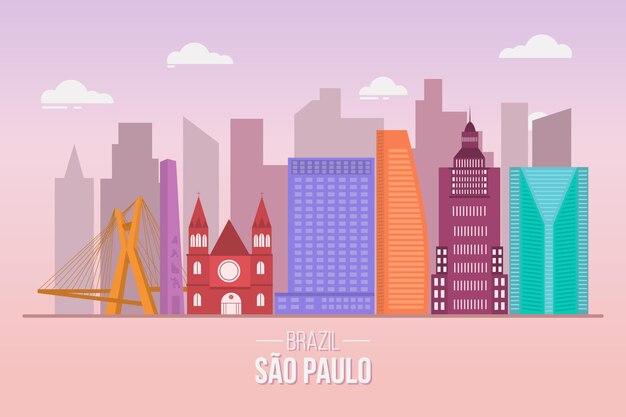 São paulo skyline