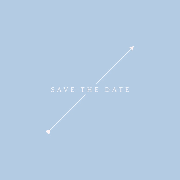 Free vector save the date wedding badge vector