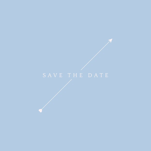 Save the date wedding badge vector