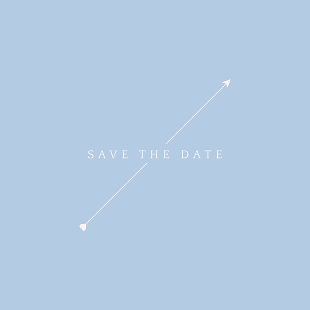 Save the date wedding badge vector