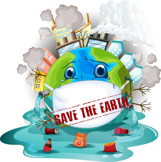 Save the earth icon