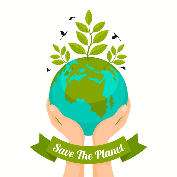 Free Vector save the planet design