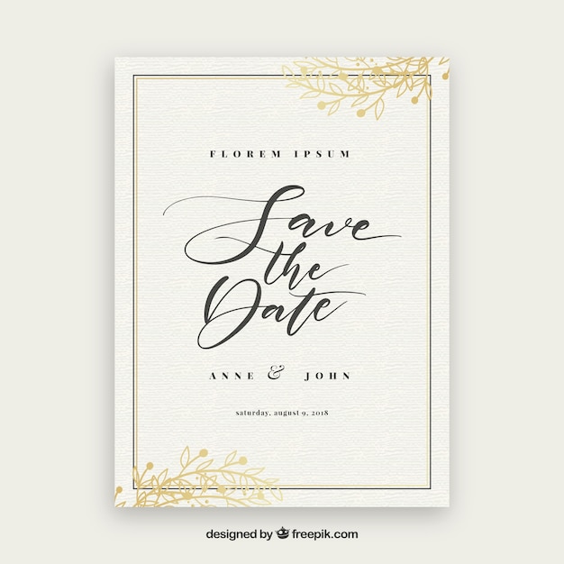 Free Save The Date Card With Beautiful Flowers Svg Dxf Eps Png The Best Svg Cut Files Create Diy Project Cricut Silhouette