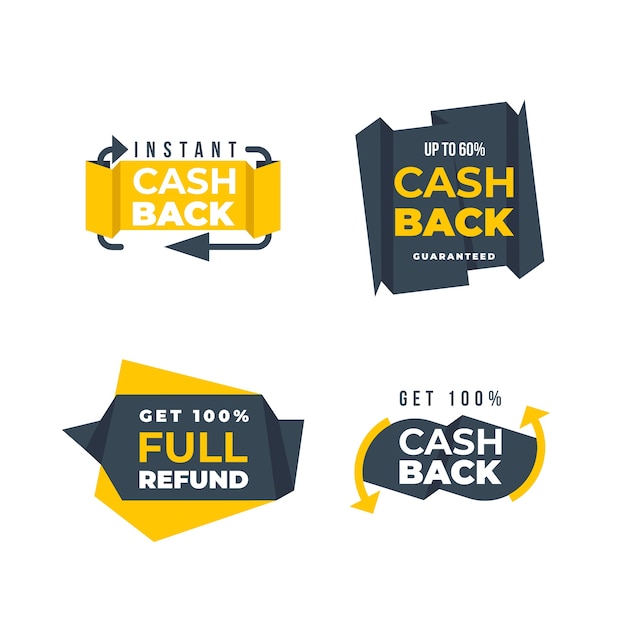 Free vector saving and money refund icons