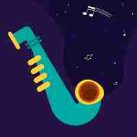 Free vector saxophone instrument musical