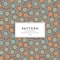 Scandinavian seamless pattern. fabric print design