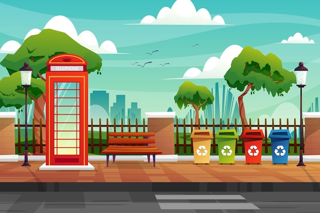 Cartoon City Background Images - Free Download on Freepik